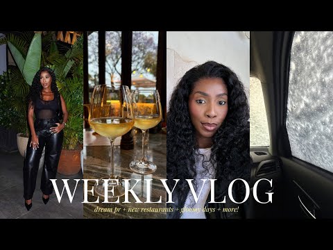 WEEKLY VLOG: GLOOMY DAYS IN JHB + TRYING NEW RESTAURANTS + MY DREAM PR + REBUILDING HABIT + MORE!