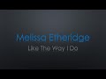 Melissa Etheridge Like The Way I Do Lyrics