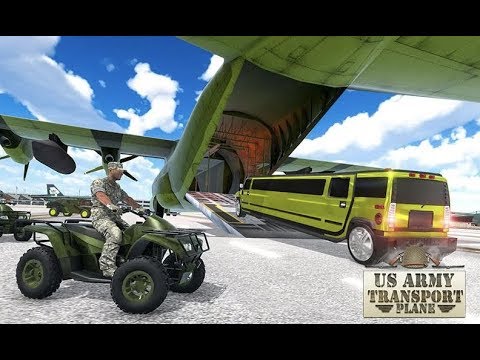 US Army ATV Quad Bike & Limo Car Plane Transporter Android Gameplay