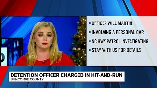 Buncombe Co. Detention officer charged in hit-and-run