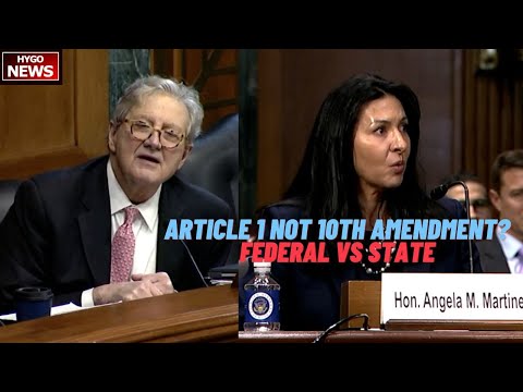Kennedy questions Martinez Article 1 not 10th Amendment? Federal vs State