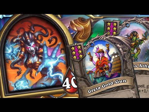 Many Many gold nagas, Lady Vashj can do this | Battlegrounds  | Hearthstone 2023