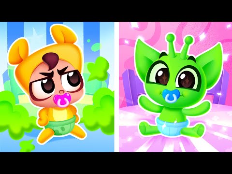 👶 Cute Baby Alien 👽 Taking Care of the Baby 🛸 Cartoons for Kids & Piccoletta
