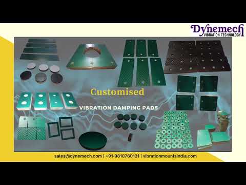 Dynemech Green Anti Vibration Machinery Pads, Series Da2