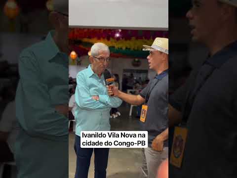 Ivanildo Vila Nova no festival de poetas da cidade do Congo-PB
