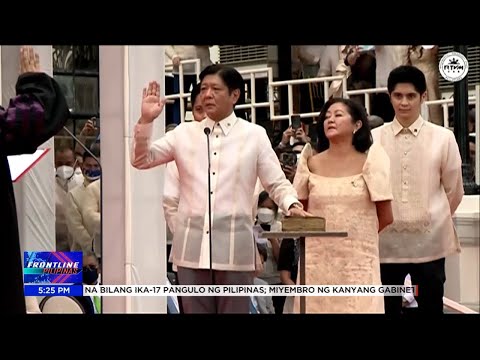 Panunumpa ng ika-17 Pangulo ng Pilipinas Ferdinand Marcos, Jr. (June 30, 2022) #News5Throwback