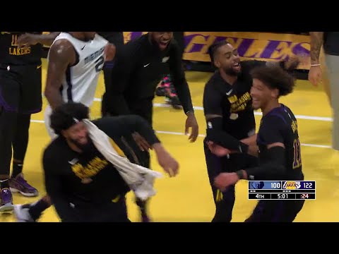 Jaxson Hayes' hyped with 5th dunk & turned the Lakers arena into a complete madness
