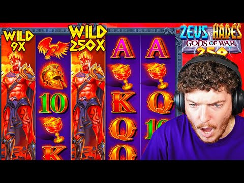 GUARANTEED 250X SPINS & SUPER BONUSES on ZEUS VS HADES GODS OF WAR 250