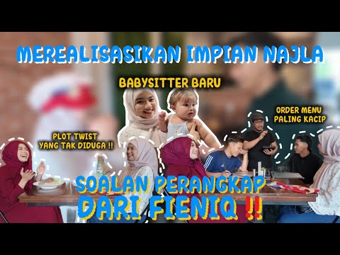 HADIAH TERBESAR BUAT NAJLA!!! FIENIQ AJAR DIRIKAN RUMAH TANGGA