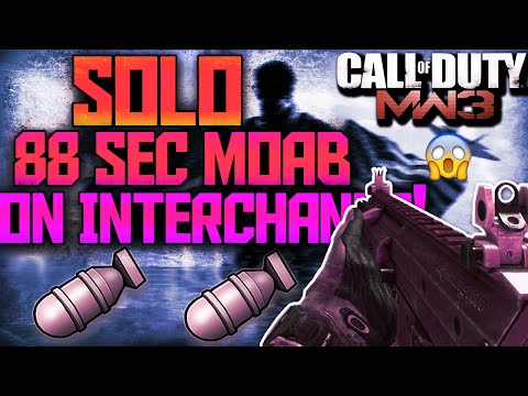 Fast Solo 88 Second MOAB On Interchange! Call Of Duty Modern Warfare 3 Multiplayer Gameplay!