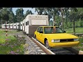 Caravan Train Crashes 2 BeamNG Drive