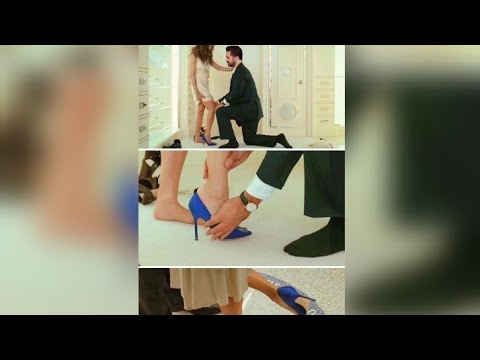 Halil İbrahim Restorantda Sila Turkoglunun Ayakkabisini Baglamagina Yardim Etdi