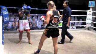 Download Lagu Anna (Tiger Muay thai) wins by TKO in the second round @ Patong Boxing Stadium Thumbnail