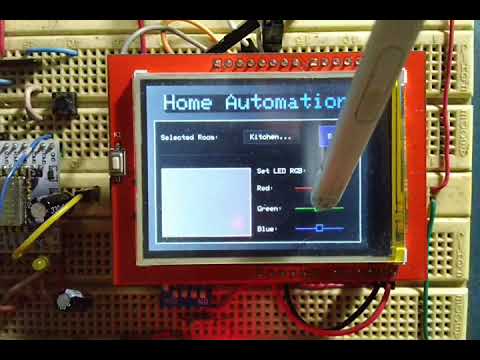 ESP32: ILI9341(parallel) TFT with Touch Screen+GUISlice