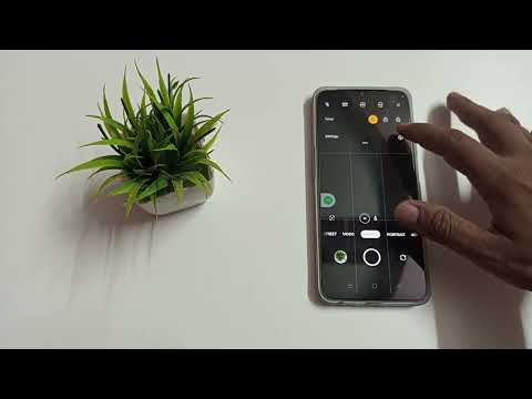 how to off camera grid lines in OPPO A16K