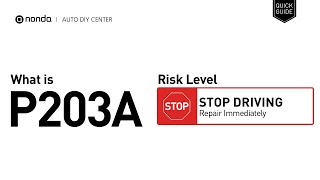 Código p203a - pasos para reparar el error