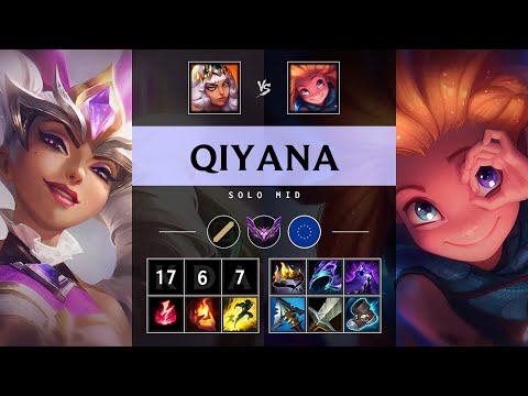 Qiyana Mid vs Zoe: Triple Kill, Godlike - EUW Master Patch 14.21
