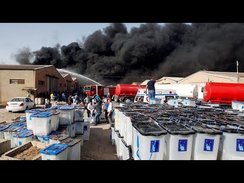 رئيس مجلس النواب العراقي يدعو إلى إعادة الانتخابات بعد حريق طال مخزن لصناديق الاقتراع …