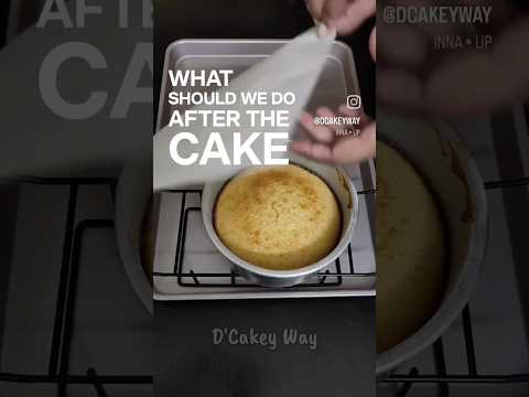 Correct Method of Cooling the Cake | Baking Tips for Beginners | D'Cakey Way Shorts
