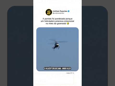 INUSITADO: Tem que respeitar a agilidade dos profissionais. 🚁