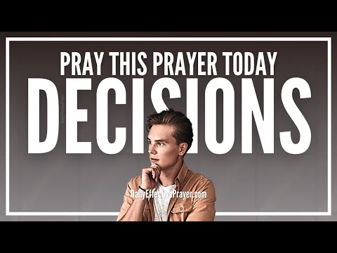 Prayer For Decision Making | Prayer For How To Make a Decision Video
