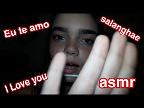 Asmr eu te amo em idiomas diferentes