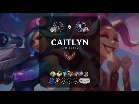 Caitlyn ADC vs Jinx - EUW Grandmaster Patch 13.6