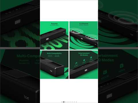 Thumbnail for boAt Aavante 2.2 800, Built-in Subwoofer, Back-Lit Touch Controls Remote 80 W Bluetooth Soundbar