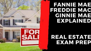 The Secondary Mortgage Market Explained | Fannie Mae, Freddie Mac, Ginnie Mae