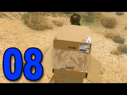 Metal Gear Solid V Phantom Pain - Part 8 - Cardboard Box is OP (Walkthrough / Gameplay)