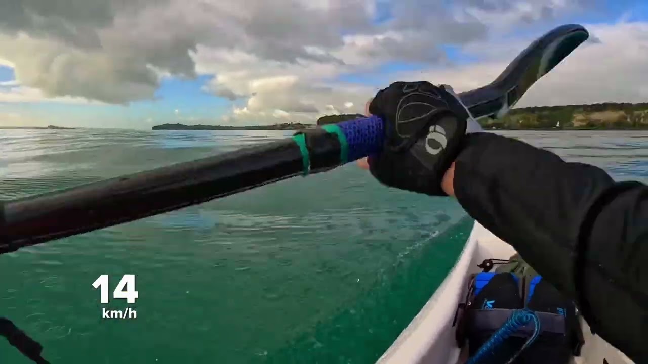 Beautiful sea and some very smooth boat waves #surfski