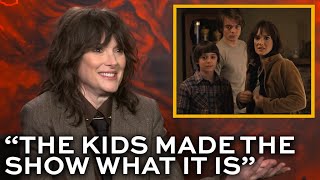Winona Ryder wants the young cast of STRANGER THINGS to know they made the show what it was