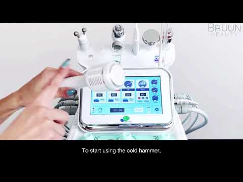 [How to Use 3] Hydra Aqua Peeling F Machine 7 in 1 Tutorial Screen | h2o2 Facial Machine