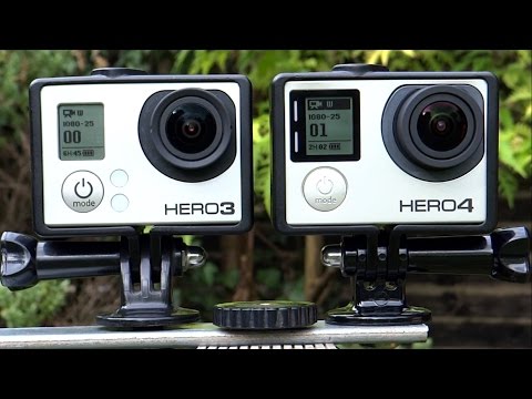 Gopro HERO 3 BE vs 4 Black comparison test: slow motion, night / low light. Гопро сравнение.