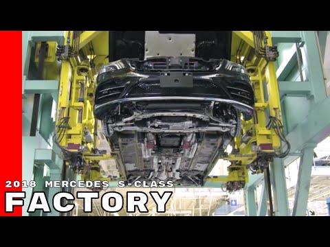 Autonomous 2018 Mercedes S-Class Factory Assembly Plant