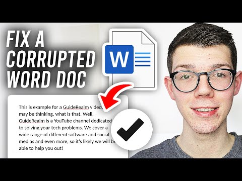 How To Recover A Corrupted Word File - Full Guide