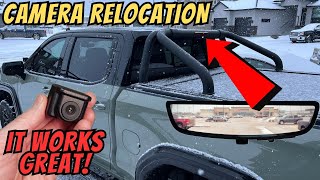 How to Relocate Your OEM Mirror Camera! Full DIY Guide – GMC Sierra
