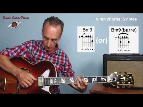 Common Jazz Chords On Guitar - Upper Extensions: 9th, 11th, 13th