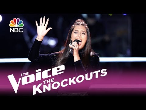 The Voice 2017 Knockout - Hannah Mrozak: "Love on the Brain"