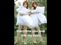 BY2 Everytime i look into your eyes LYRICS 