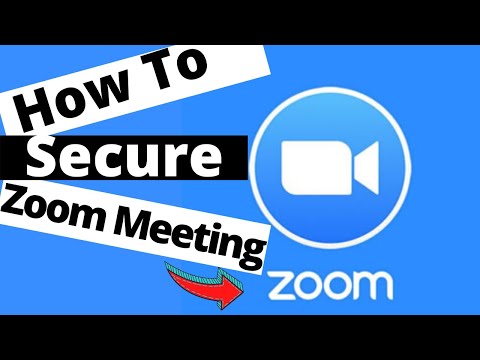 Zoom Settings For Security