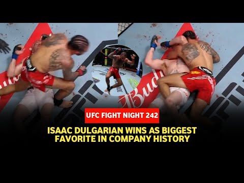 Isaac Dulgarian Dominates at UFC Fight Night 242, Securing a Statement Win