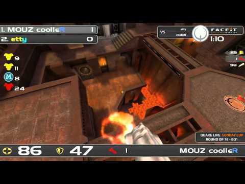 FACEIT - QUAKE LIVE SPRING SEASON CUP 2 (ROUND OF 16: etty vs. coolleR) part 1
