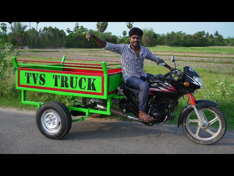 Bike Trolley with REVERSE GEAR.!💯 Using TATA ACE Differential | Farming Truck | Mr.Village Vaathi