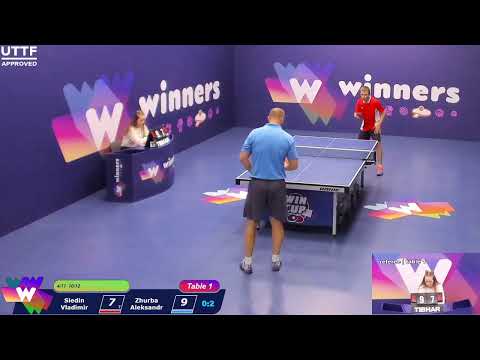 WINners CUP table 1 12.10 Siedin Vladimir - Zhurba Aleksandr 17:00