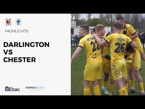 Darlington 1-2 Chester - National League North - 2022/23