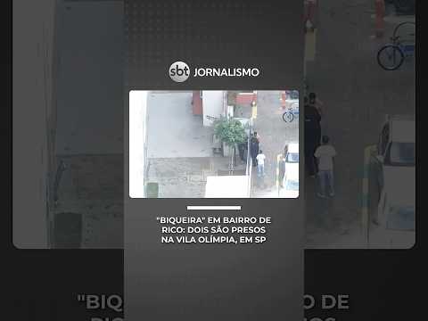 Tráfico em bairro de rico: polícia prende dupla que vendia drogas em SP | #SBTNotícias