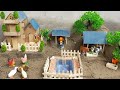Diy Super Small Super Beautiful A House And Swimming Pool Made Of Cardboard House For Animals