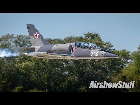 Jet Warbird Flybys - Northern Illinois Airshow 2017