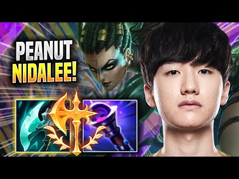 PEANUT TRIES NIDALEE WITH NEW BUFFS! - GEN Peanut Plays Nidalee JUNGLE vs Lee Sin! | Season 2022